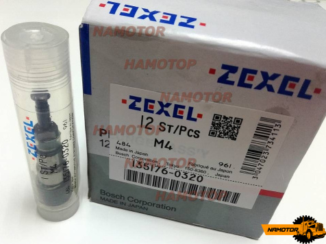 Плунжер 135176-0320, 129108-51100, M4. 4D84. 3TNE82. 3TNB80. ZEXEL